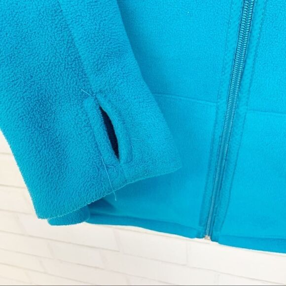Calvin Klein Blue Performance Zip Fleece Sz M N3 - Picture 2 of 8